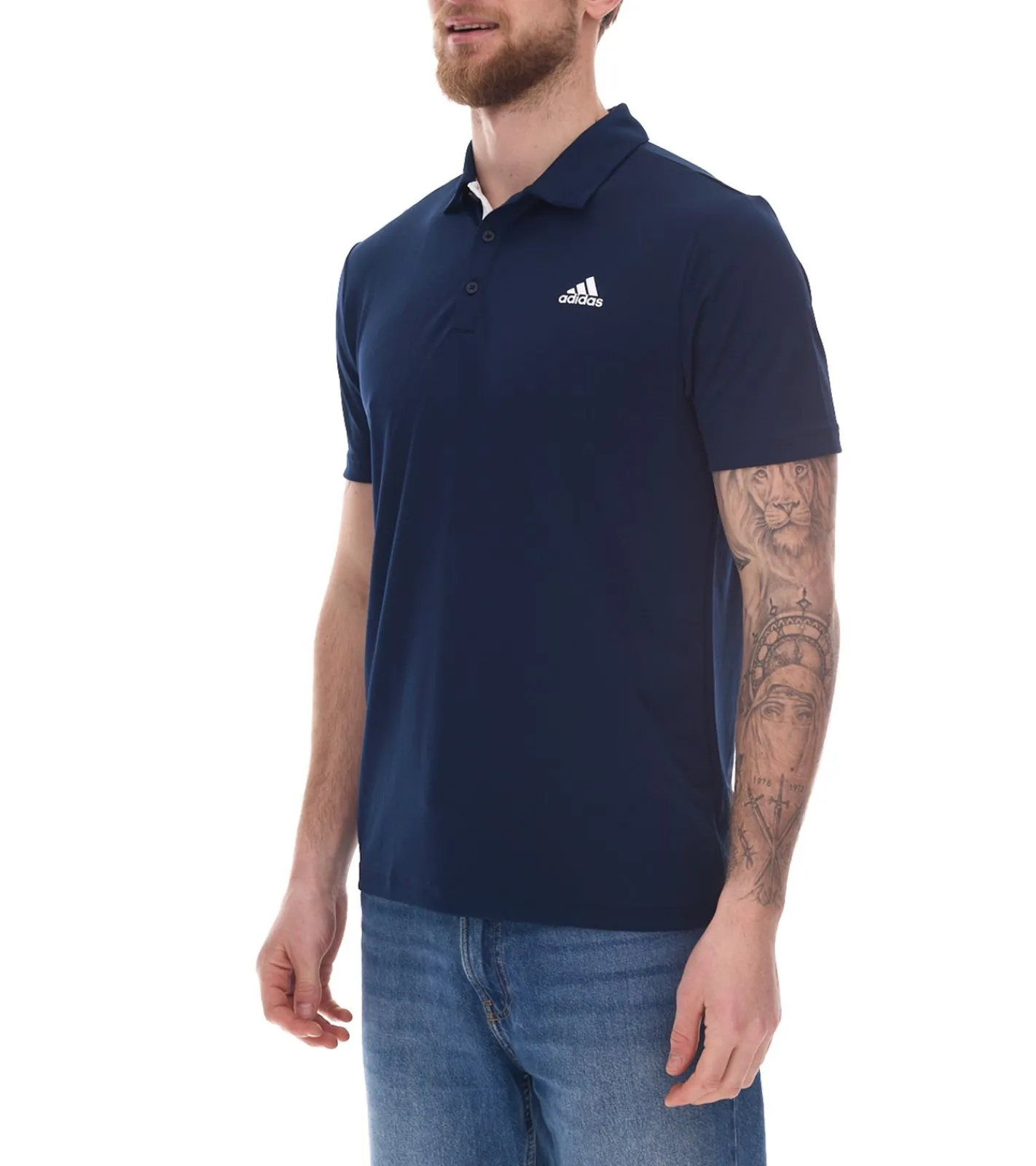 Jogginghosen & Fitnessmode|Hemden & Poloshirts*adidas Drive Polo Herren Polo-Shirt mit AeroReady nachhaltiges Golf-Hemd Training H56781 Navy