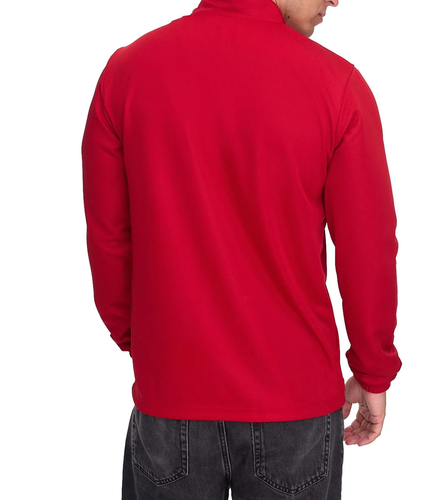 Sportoberbekleidung|Jogginghosen & Fitnessmode*adidas Entrada 22 Halfzip Herren Trainings-Pullover nachhaltiges Sport-Shirt mit AEROREADY Technologie Rot oder Dunkelblau