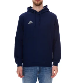 Pullover & Sweater|Sportoberbekleidung*adidas Entrada 22 Hoody Herren Kapuzen-Pullover nachhaltiger Herren Baumwoll-Sweater mit Kängurutasche Hoodie in Schwarz, Navy oder Grau