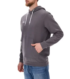 Pullover & Sweater|Sportoberbekleidung*adidas Entrada 22 Hoody Herren Kapuzen-Pullover nachhaltiger Herren Baumwoll-Sweater mit Kängurutasche Hoodie HB0578 Grau