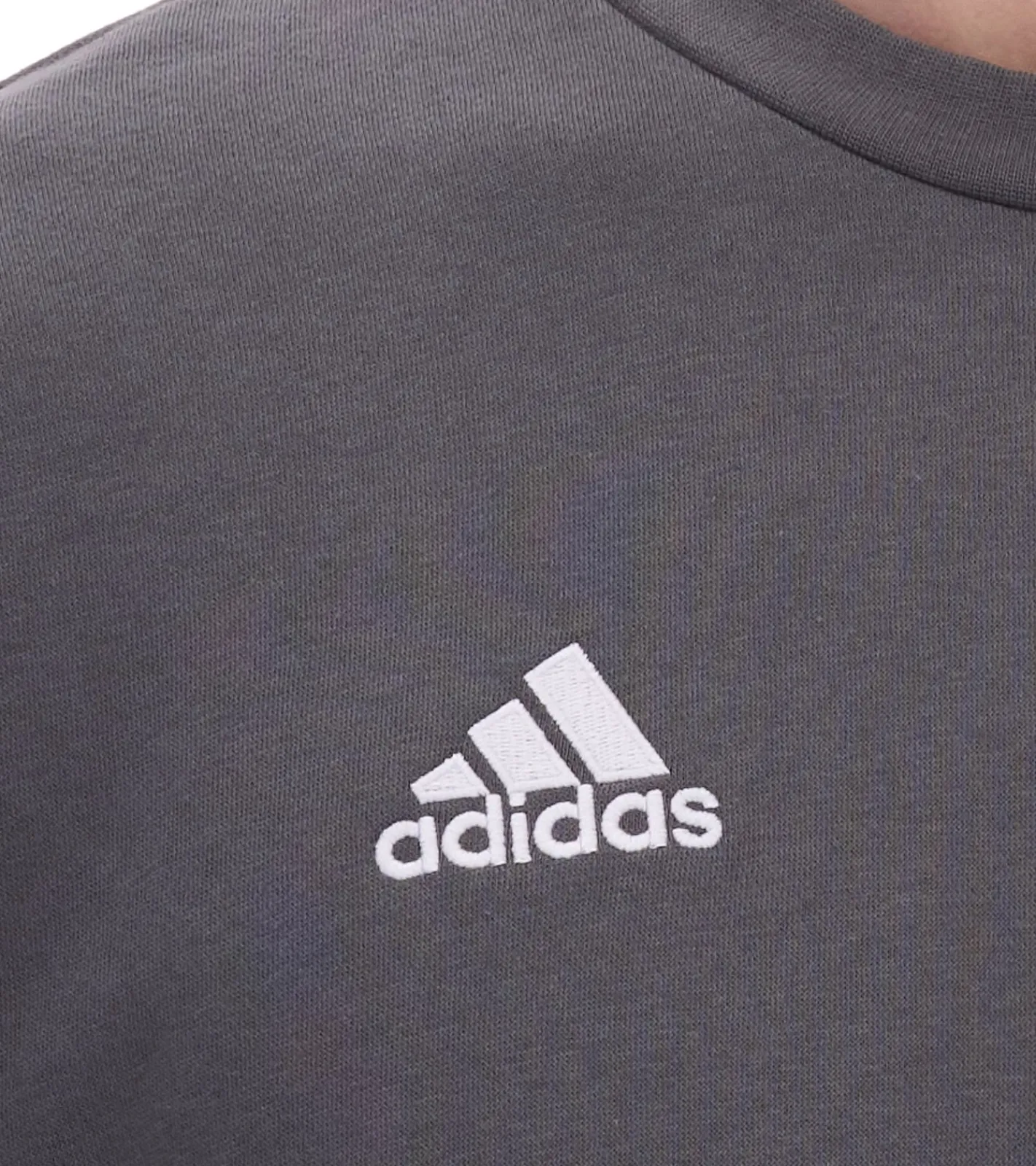 Pullover & Sweater|Sportoberbekleidung*adidas Entrada 22 SW-Top Herren Rundhals-Pullover nachhaltiger Herren Baumwoll-Sweater Sweatshirt H57479 Grau