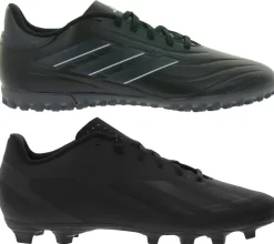 Fußballschuhe|Ballsport*adidas Herren Fußballschuhe Copa Pure 2 Club TF IE7525 oder X Crazyfast.4 FxG GY7433 für Kunstrasen, Hart- und Aschenplätze in Schwarz