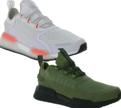 Wanderschuhe & Trekkingschuhe|Sneaker & Turnschuhe*adidas NMD_V3 Turnschuhe nachhaltige Sneaker mit oder ohne Gore-Tex Sport-Schuhe für Damen und Herren mit BOOST Dämpfung Grün oder Grau/Weiß