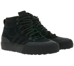 Sneaker & Turnschuhe*adidas Originals Damen AKANDO ATR Velour-Leder Sneaker High Schuh Schnür-Schuhe 44690203 Schwarz
