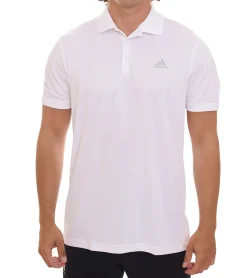 Sportoberbekleidung|Hemden & Poloshirts*adidas Performance Primegreen Herren Polo-Shirt in Pique-Qualität Golf-Hemd GQ3132 Weiß