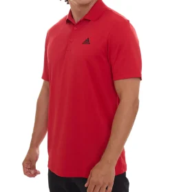 Sportoberbekleidung|Hemden & Poloshirts*adidas Performance Primegreen Herren Polo-Shirt in Pique-Qualität Golf-Hemd GQ3135 Rot