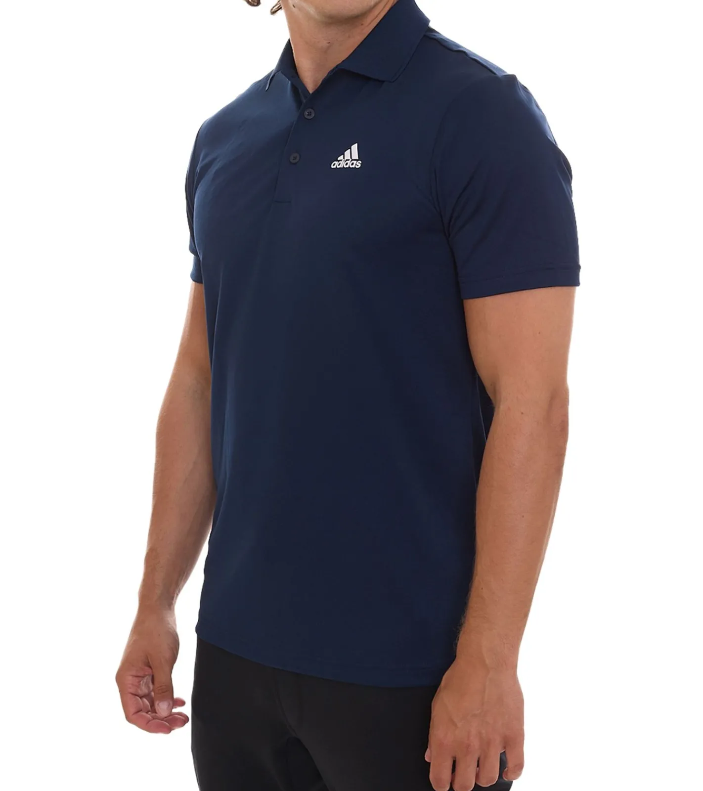 Sportoberbekleidung|Hemden & Poloshirts*adidas Performance Primegreen Herren Polo-Shirt in Pique-Qualität Golf-Hemd GQ3133 Navy