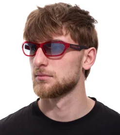Sonnenbrillen*adidas Sonnenbrille für Damen und Herren Rechteckige-Brille Gradient-Brille mit Verspiegelung UVA&UVB Schutz Rot, Schwarz oder Türkis