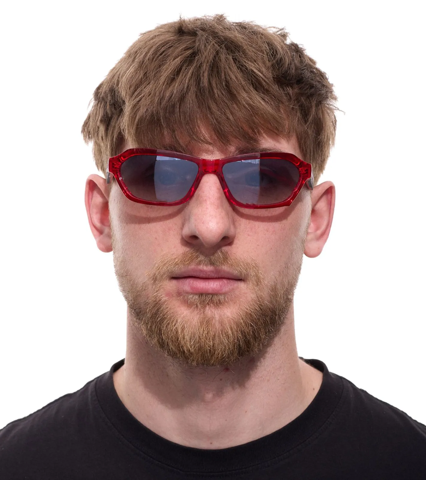 Sonnenbrillen*adidas Sonnenbrille für Damen und Herren Rechteckige-Brille Gradient-Brille mit Verspiegelung UVA&UVB Schutz Rot, Schwarz oder Türkis