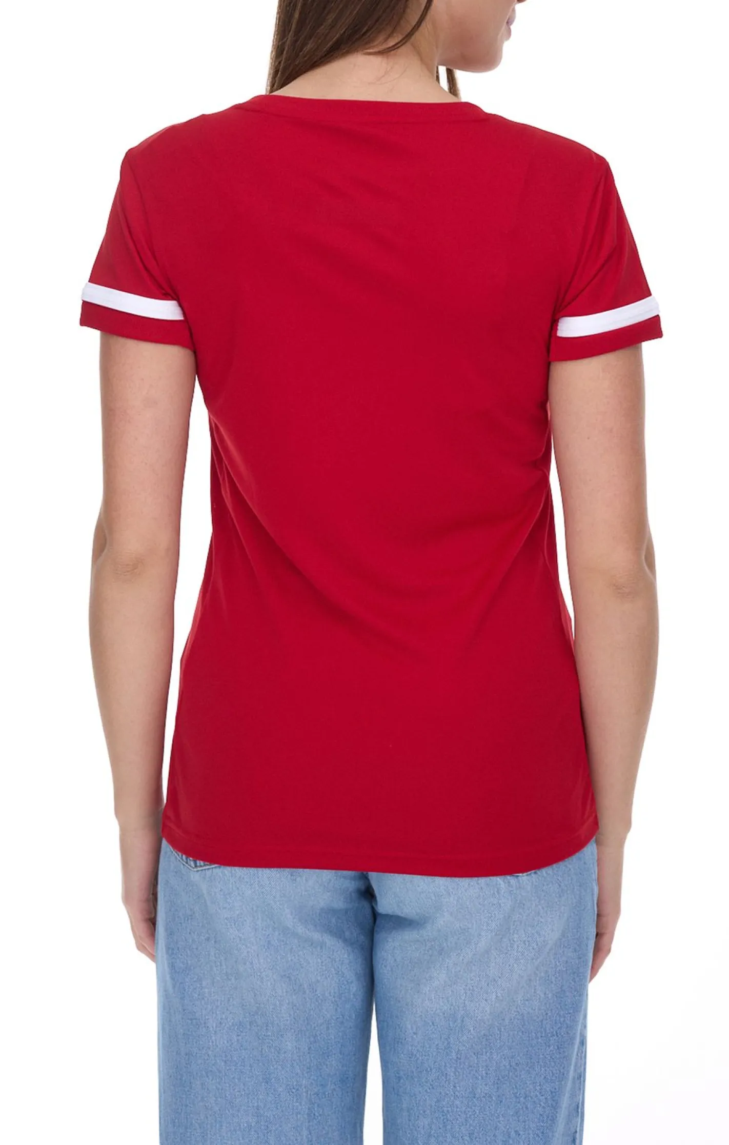Sportoberbekleidung|Tops & T-Shirts*adidas Team 19 Damen Trainings-Shirt mit Climacool-Technologie Sport-Shirt DX7248 Rot
