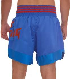 Sportunterbekleidung|Fitnessmode & Jogginghosen*adidas Thaibox-Shorts Kickbox-Shorts für Damen und Herren Sport-Shorts ADISKB02_A Blau/Orange