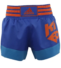 Sportunterbekleidung|Fitnessmode & Jogginghosen*adidas Thaibox-Shorts Kickbox-Shorts für Damen und Herren Sport-Shorts ADISKB02_A Blau/Orange