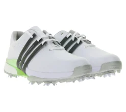 Golfschuhe*adidas Tour360 24 Damen Golf-Schuhe mit Torsion-Bridge Sport-Schuhe mit Lightstrike-Dämpfung und Boost-Ferse IF0259 Weiß/Schwarz/Grün