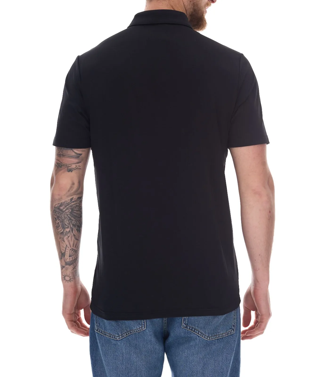 Sportoberbekleidung|Hemden & Poloshirts*adidas Ultimate365 Herren Polo-Shirt mit Kent-Kragen Kurzarm-Shirt Golf-Hemd GM4014 Schwarz