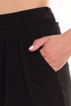 Shorts & Bermudas*AjC Damen Anzug-Shorts elegante kurze Hose Mode-Bermuda 73405624 Schwarz