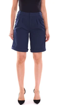 Shorts & Bermudas*AjC Damen Anzug-Shorts kurze Hose Mode-Bermuda 58806465 Dunkelblau