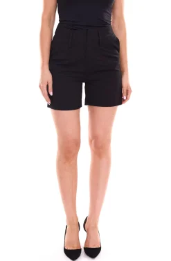 Shorts & Bermudas*AjC Damen Sommer-Shorts kurze Anzug-Hose Alltags-Bermuda in Schwarz oder Navy