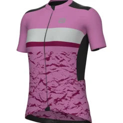 Sportoberbekleidung|Radsport*alé Damen Radtrikots Earth Radtrikot Violett