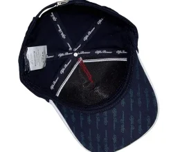 Caps & Mützen*ALFA ROMEO Base-Cap für Damen oder Herren mit Logo-auf der Front Baumwoll-Cap AFRCPF52 Dunkelblau/Rot/Weiß