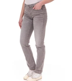 Hosen & Jeans*ALIFE AND KICKIN AileenAK Damen Low Waist-Jeans Straight-Fit Denim-Hose 20746648 Grau