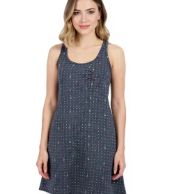 Kleider*ALIFE AND KICKIN CamyAK B Damen Mini-Kleid gepunktetes Baumwoll-Kleid Sommer-Kleid 42548259 Navy