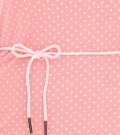 Kleider*ALIFE AND KICKIN Damen Sommer-Kleid Mini-Kleid gepunktetes Baumwoll-Kleid 58053300 Rosa