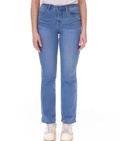 Hosen & Jeans*ALIFE AND KICKIN NualaAK Damen High Waist Jeans Baumwoll-Hose Bootcut Hose 18268103 Blau