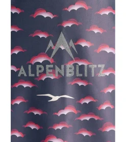 Mäntel & Jacken*ALPENBLITZ Damen Regen-Mantel mit Allover-Möwen-Print Wind-Jacke Outdoor 91928016 Navy