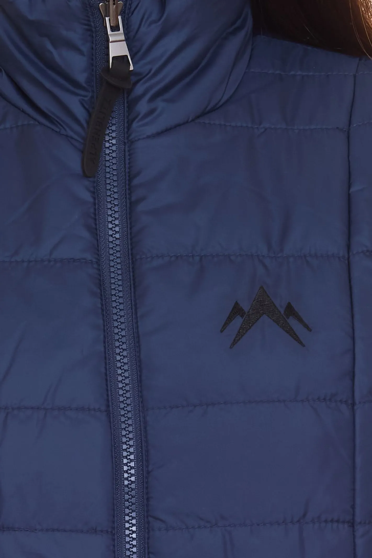 Mäntel & Jacken*ALPENBLITZ Damen Wende-Weste unifarben und Allover-Print Stepp-Weste Frühlings-Weste Dunkelblau/Bunt, oder Schwarz/Weiß Braun/Weiß