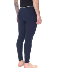 Sportunterbekleidung|Wintersport*AM LEGEND Herren Ski-Unterhose nachhaltige lange Unterhose aus reiner Baumwolle 26183 Navy