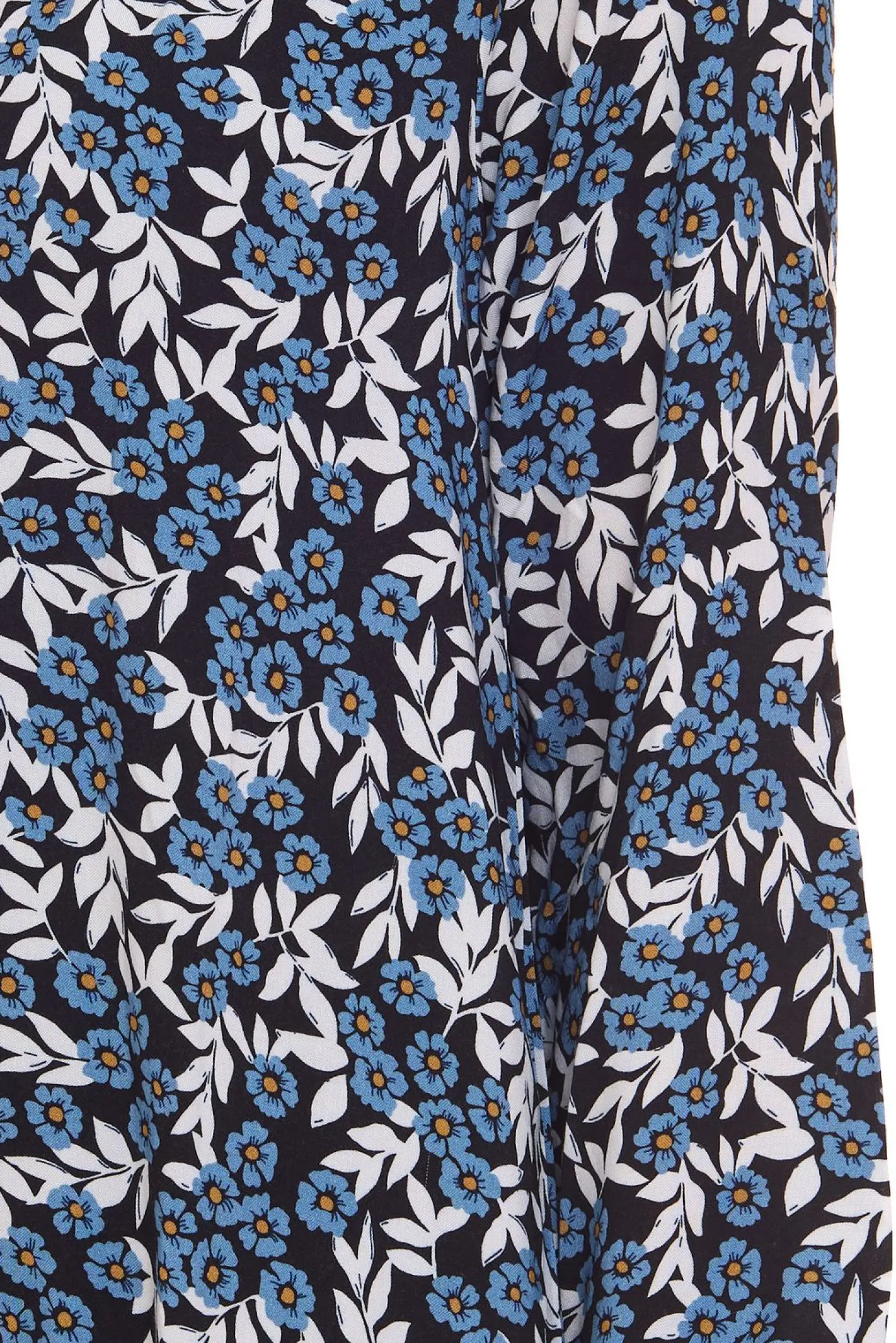 Poloshirts & Blusen*Aniston CASUAL Damen Langarm-Bluse mit Allover Blumen-Print 91054845 Blau