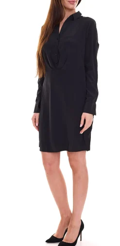 Kleider*Aniston CASUAL Damen Mode-Kleid stylisches Damen Mini-Kleid 34120901 Schwarz