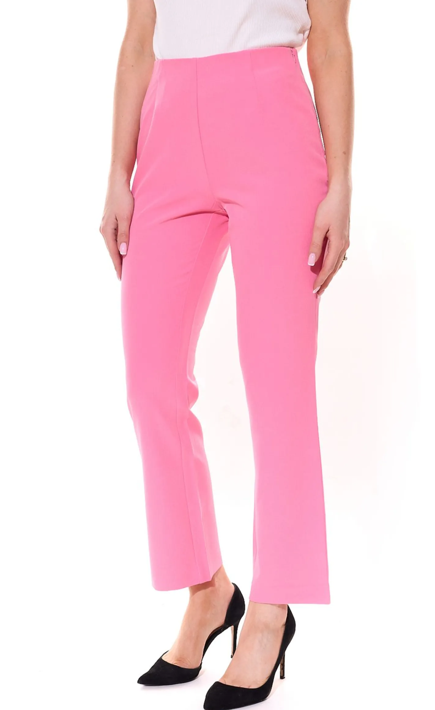 Hosen & Jeans*Aniston CASUAL Damen Stoff-Hose trendige Party-Hose in knalliger Farbe 84782465 Pink
