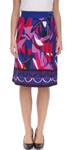 Röcke*Aniston SELECTED Damen Rock stylischer Midi-Rock mit Schnalle Alltags-Rock 68068210 Bunt