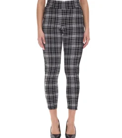 Hosen & Jeans*Aniston Selected Damen Stoff-Hose Schlupf-Hose im Karo-Design 61294641 Schwarz/Weiß