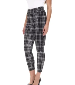 Hosen & Jeans*Aniston Selected Damen Stoff-Hose Schlupf-Hose im Karo-Design 61294641 Schwarz/Weiß