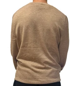 Pullover & Sweater*A.P.C. Pull Greg Herren Wollpullover Sweatshirt Premium Sweatshirt aus Wolle Beige