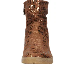 Boots & Stiefel*ara Damen Echtleder-Schuhe Highsoft Stiefel mit glänzendem Allover-Print 1089461-42 Braun