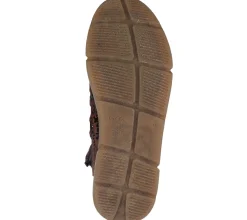 Boots & Stiefel*ara Damen Echtleder-Schuhe Highsoft Stiefel mit glänzendem Allover-Print 1089461-42 Braun