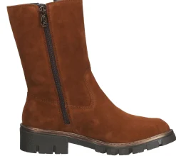 Boots & Stiefel*ara Dover Highsoft Damen Booties Echtleder-Stiefelette mit Wechselfußbett aus Portugal 12-23133-06 Braun