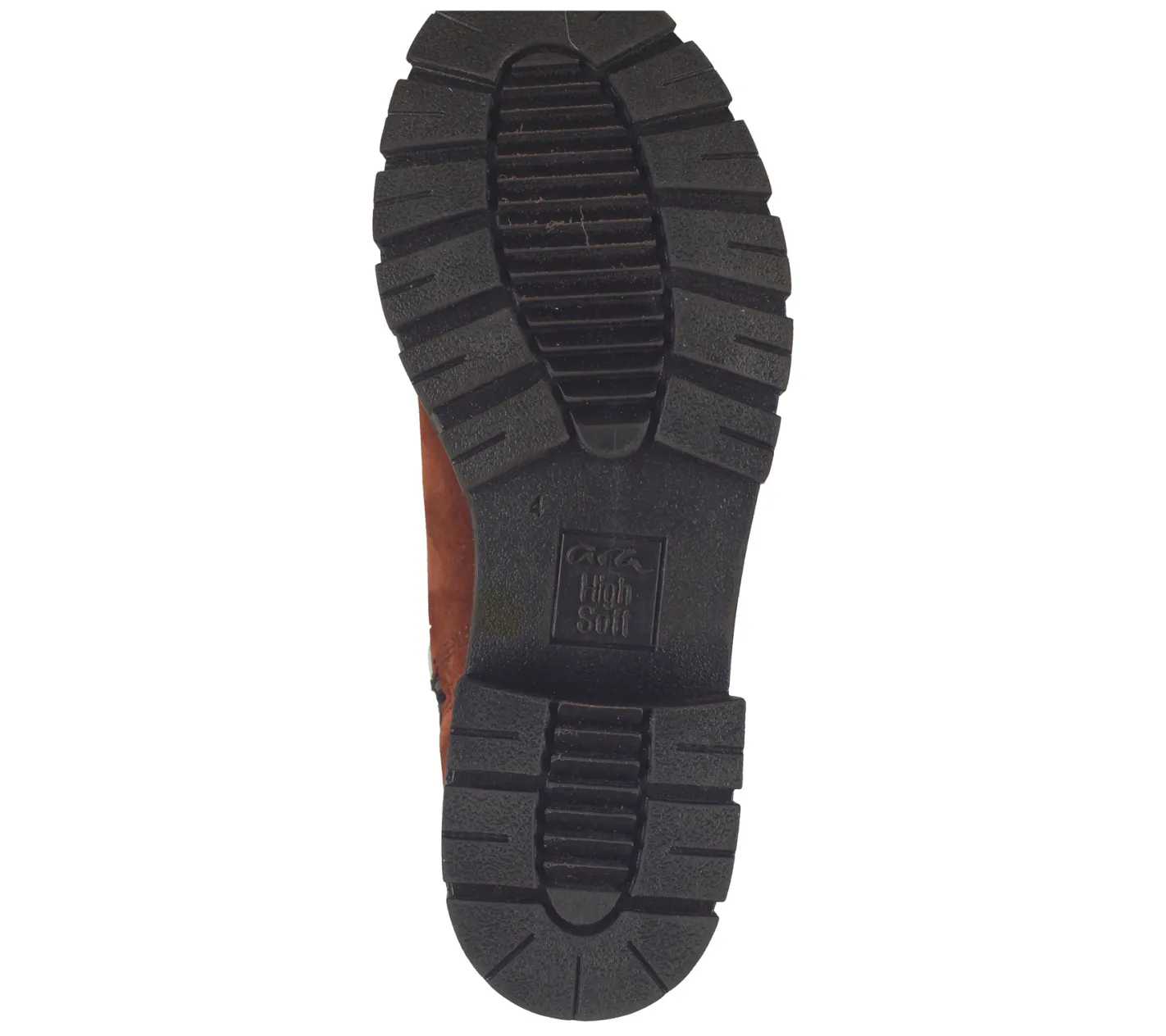 Boots & Stiefel*ara Dover Highsoft Damen Booties Echtleder-Stiefelette mit Wechselfußbett aus Portugal 12-23133-06 Braun