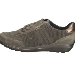 Sneaker & Turnschuhe*ara Osaka Highsoft Damen Sneaker Schnürschuhe mit Gore-Tex aus Portugal 12-34598-11 Grün/Braun