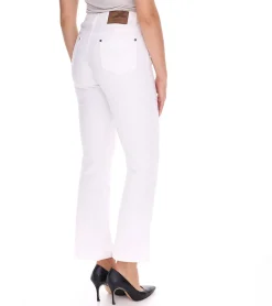 Große Größen|Hosen & Jeans*ARIZONA Damen Bootcut-Jeans modische High-Waist Denim-Hose im 5-Pocket-Style 205716 Weiß