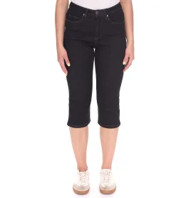 Hosen & Jeans*ARIZONA Damen Jeans nachhaltige Baumwoll-Hose stylische 7/8 Hose 94560133 Schwarz