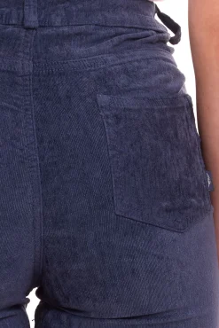 Große Größen|Hosen & Jeans*ARIZONA Ultraflex Corduroy Cordhose glänzende Damen Slim-Fit Hose 75465445 Blau