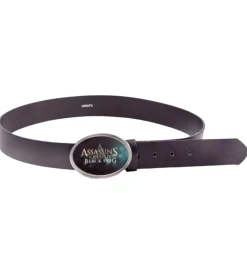 Gürtel*BioworldMerch Assassin's Creed IV Gürtel mit Logo-Schnalle Freizeit-Gürtel Fan-Artikel 116.5cm BT040403ASC Schwarz