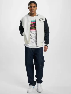 T-Shirts & Tank Tops*BAD+MAD Berlin R-Ausschnitt T-Shirt weiß