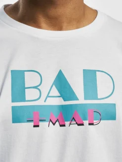 T-Shirts & Tank Tops*BAD+MAD Miami R-Ausschnitt T-Shirt weiß