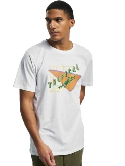 T-Shirts & Tank Tops*BAD+MAD Rio R-Ausschnitt T-Shirt weiß