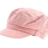 Caps & Mützen*O46 Baker-Boy-Mütze im Cord-Style Ballon-Mütze Kopfbedeckung Sommer-Cap Schirm-Mütze 4606M K248131 Rosa